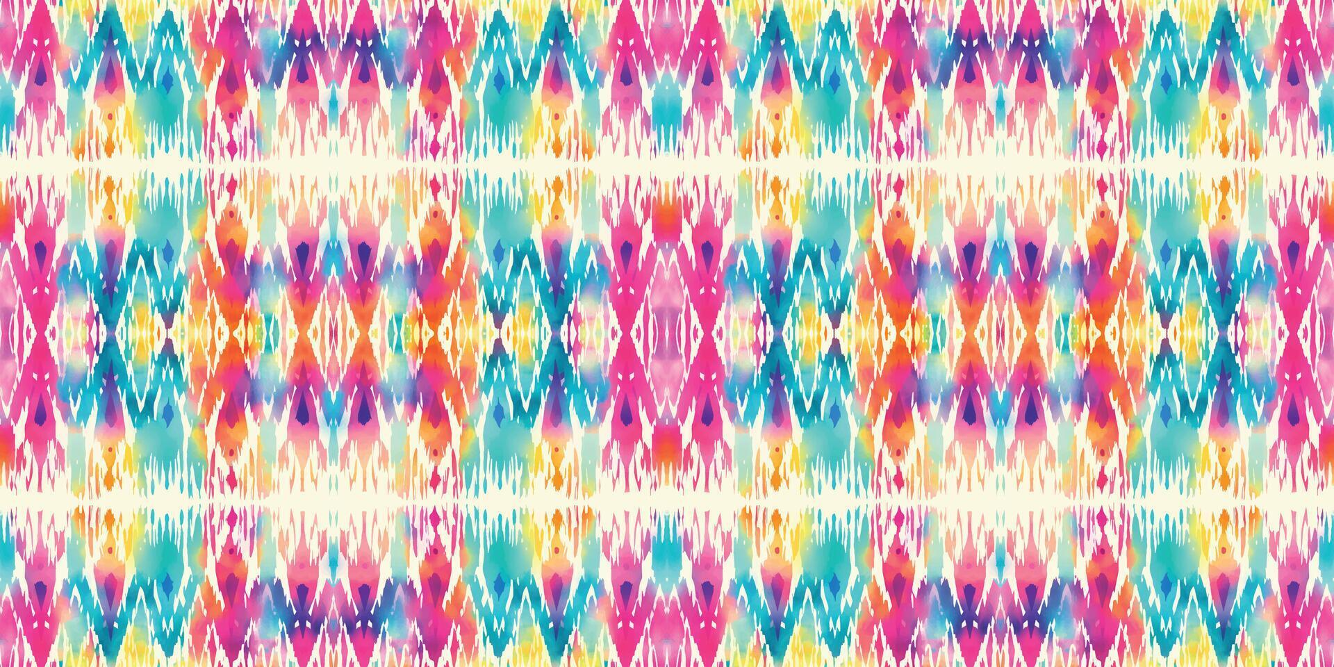Seamless batik pattern,Seamless tribal batik pattern,and Seamless colorful pattern resemble ethnic boho, Aztec,and ikat styles.designed for use in wallpaper,fabric,curtain,carpet,Batik Embroidery vector