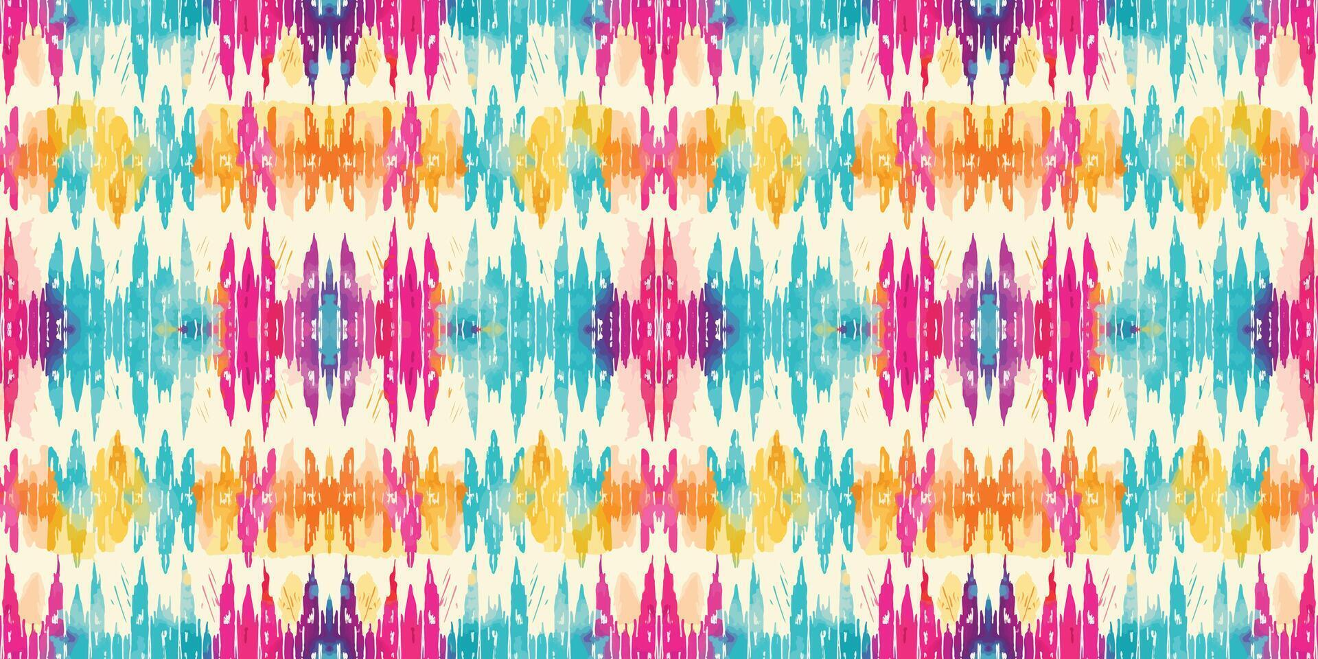 Seamless batik pattern,Seamless tribal batik pattern,and Seamless colorful pattern resemble ethnic boho, Aztec,and ikat styles.designed for use in wallpaper,fabric,curtain,carpet,Batik Embroidery vector