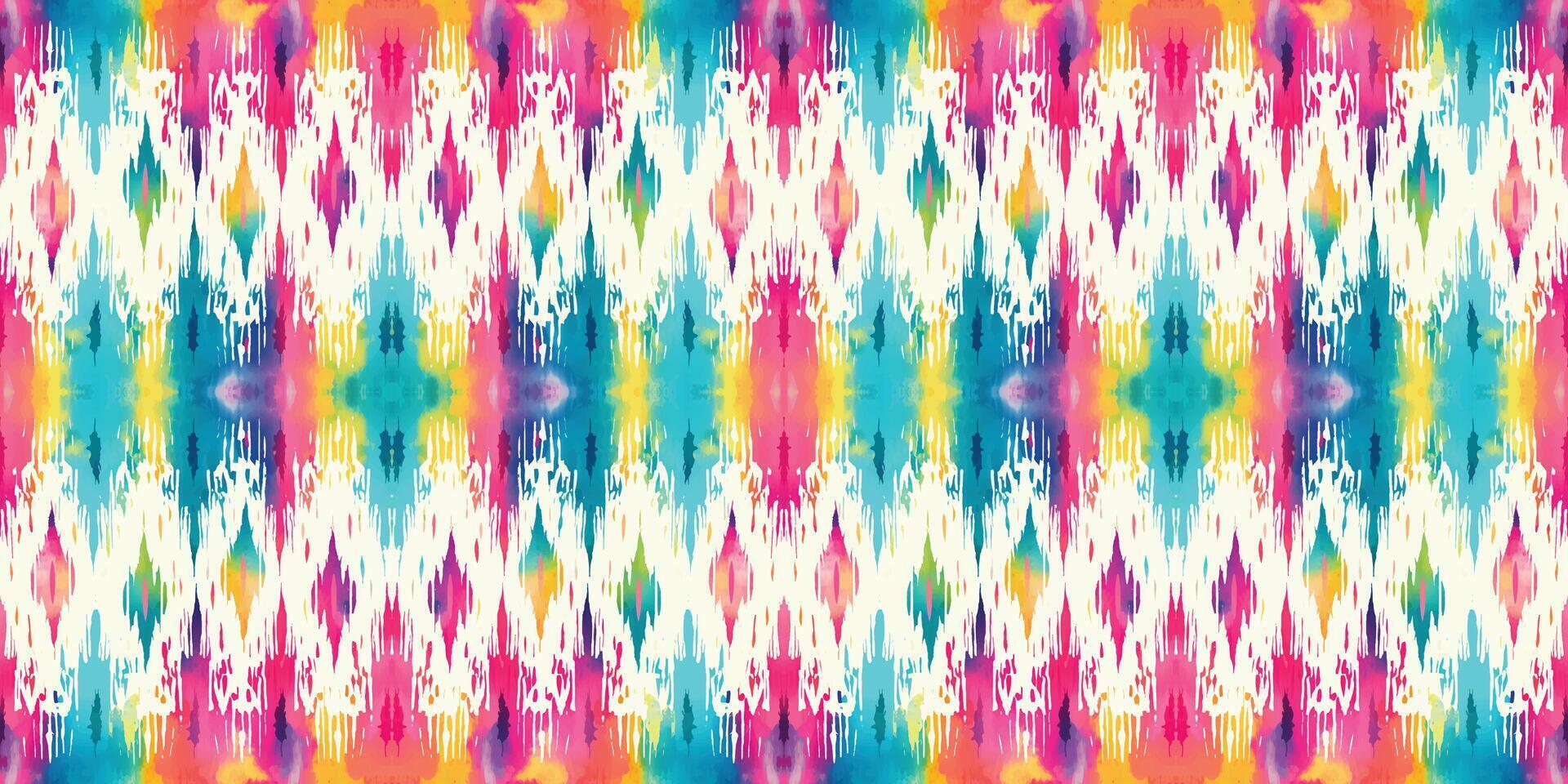 Seamless batik pattern,Seamless tribal batik pattern,and Seamless colorful pattern resemble ethnic boho, Aztec,and ikat styles.designed for use in wallpaper,fabric,curtain,carpet,Batik Embroidery vector