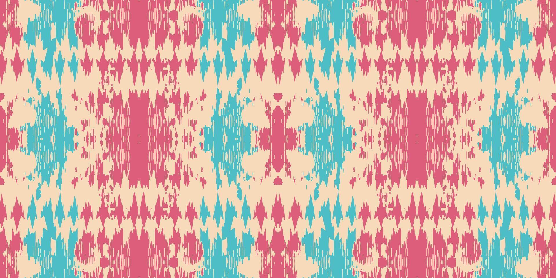 Seamless batik pattern,Seamless tribal batik pattern,and Seamless colorful pattern resemble ethnic boho, Aztec,and ikat styles.designed for use in wallpaper,fabric,curtain,carpet,Batik Embroidery vector