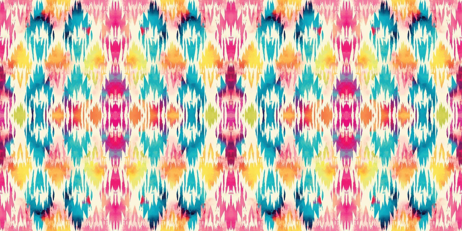 Seamless batik pattern,Seamless tribal batik pattern,and Seamless colorful pattern resemble ethnic boho, Aztec,and ikat styles.designed for use in wallpaper,fabric,curtain,carpet,Batik Embroidery vector