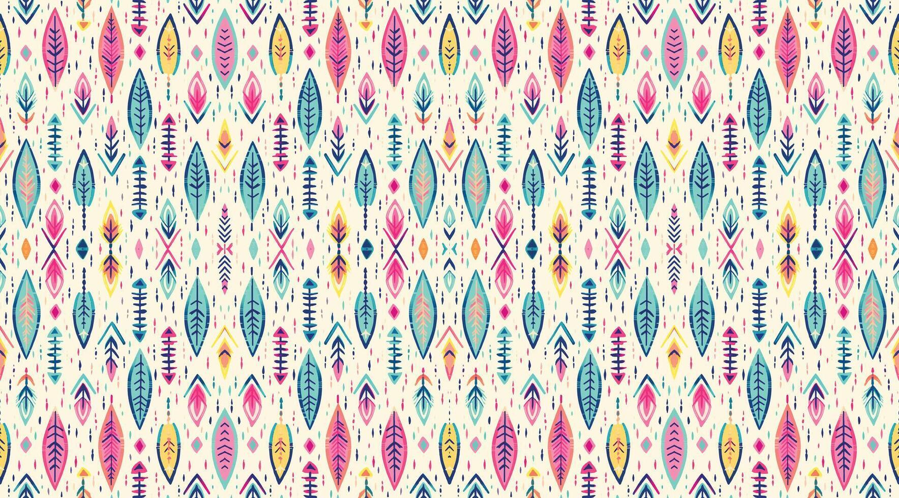 Seamless batik pattern,Seamless tribal batik pattern,and Seamless colorful pattern resemble ethnic boho, Aztec,and ikat styles.designed for use in wallpaper,fabric,curtain,carpet,Batik Embroidery vector