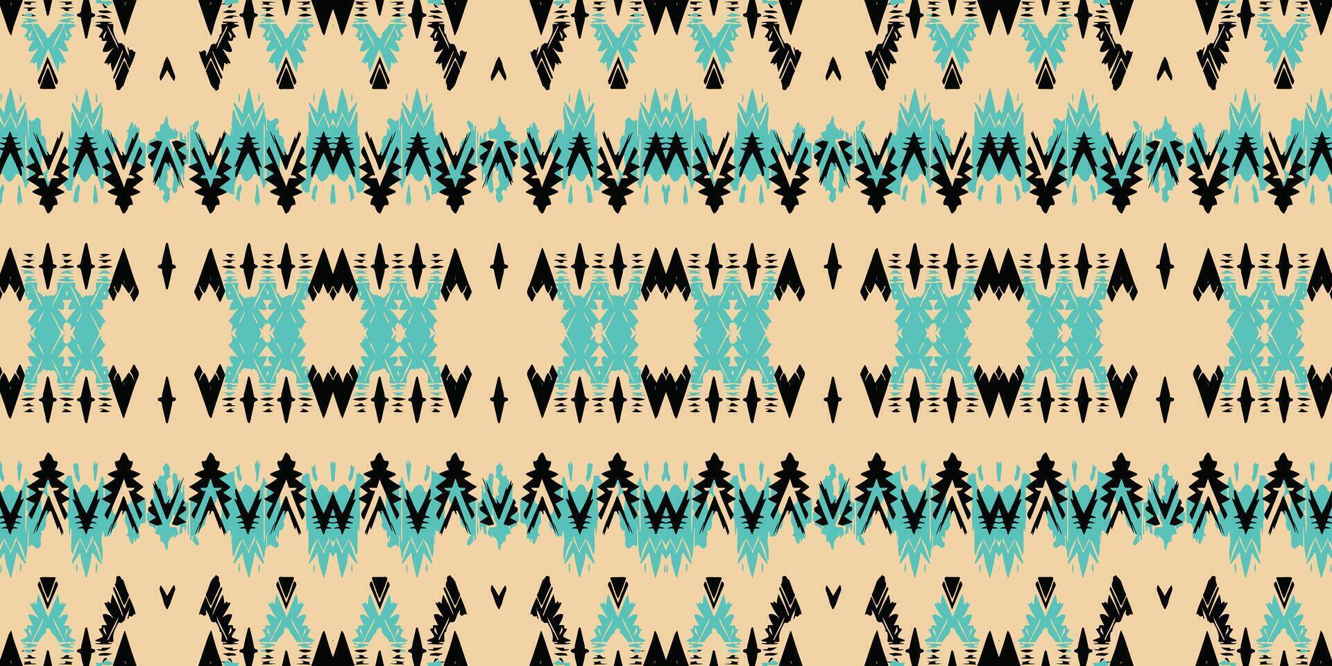 Seamless batik pattern,Seamless tribal batik pattern,and Seamless colorful pattern resemble ethnic boho, Aztec,and ikat styles.designed for use in wallpaper,fabric,curtain,carpet,Batik Embroidery vector