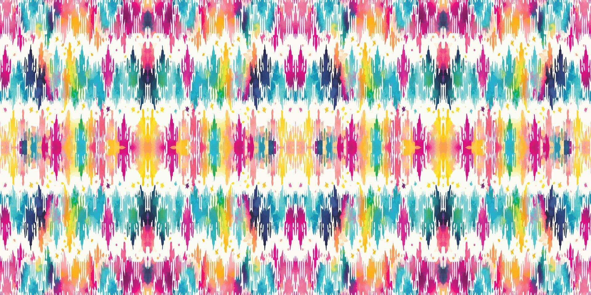 Seamless batik pattern,Seamless tribal batik pattern,and Seamless colorful pattern resemble ethnic boho, Aztec,and ikat styles.designed for use in wallpaper,fabric,curtain,carpet,Batik Embroidery vector
