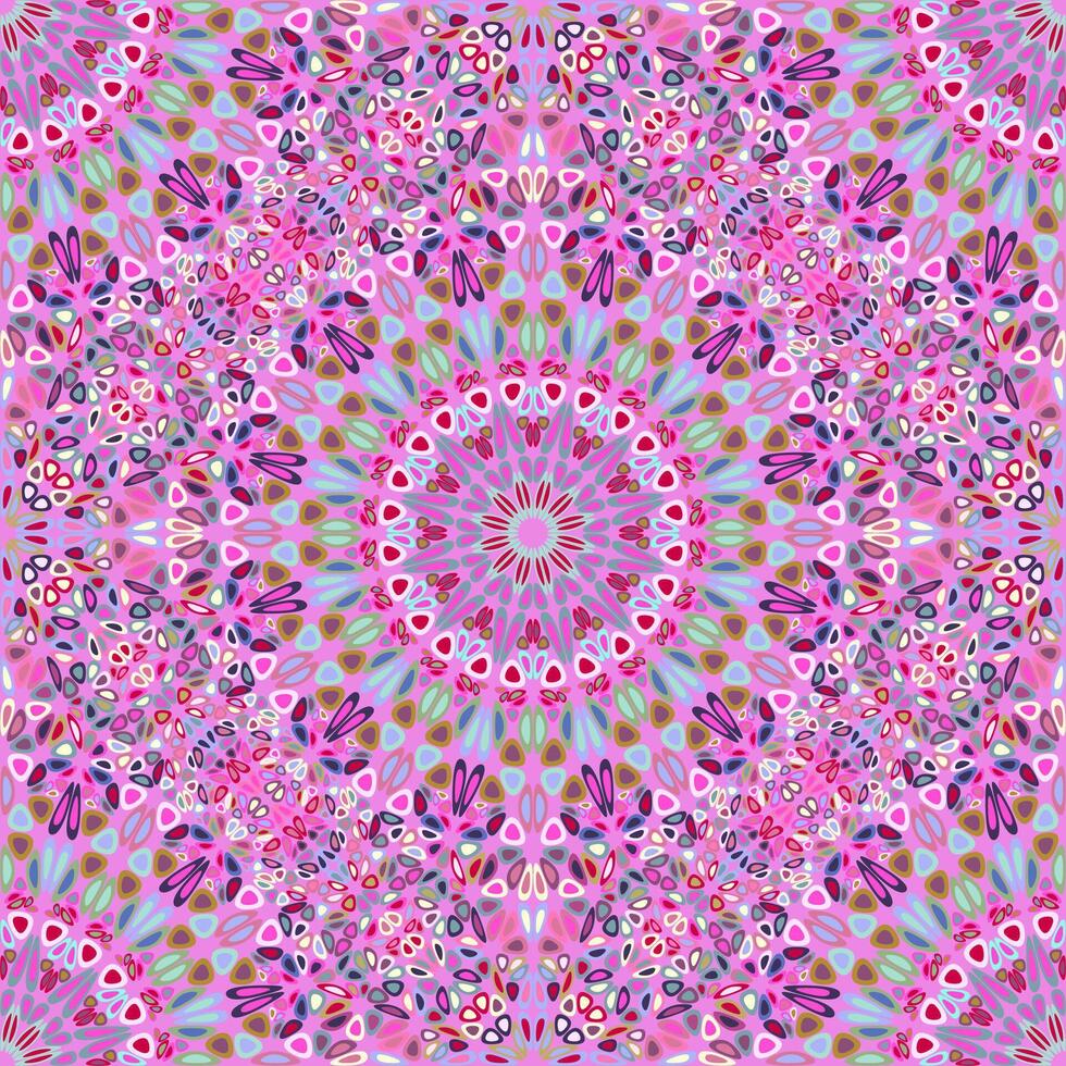 sin costura bohemio floral mandala modelo antecedentes diseño vector