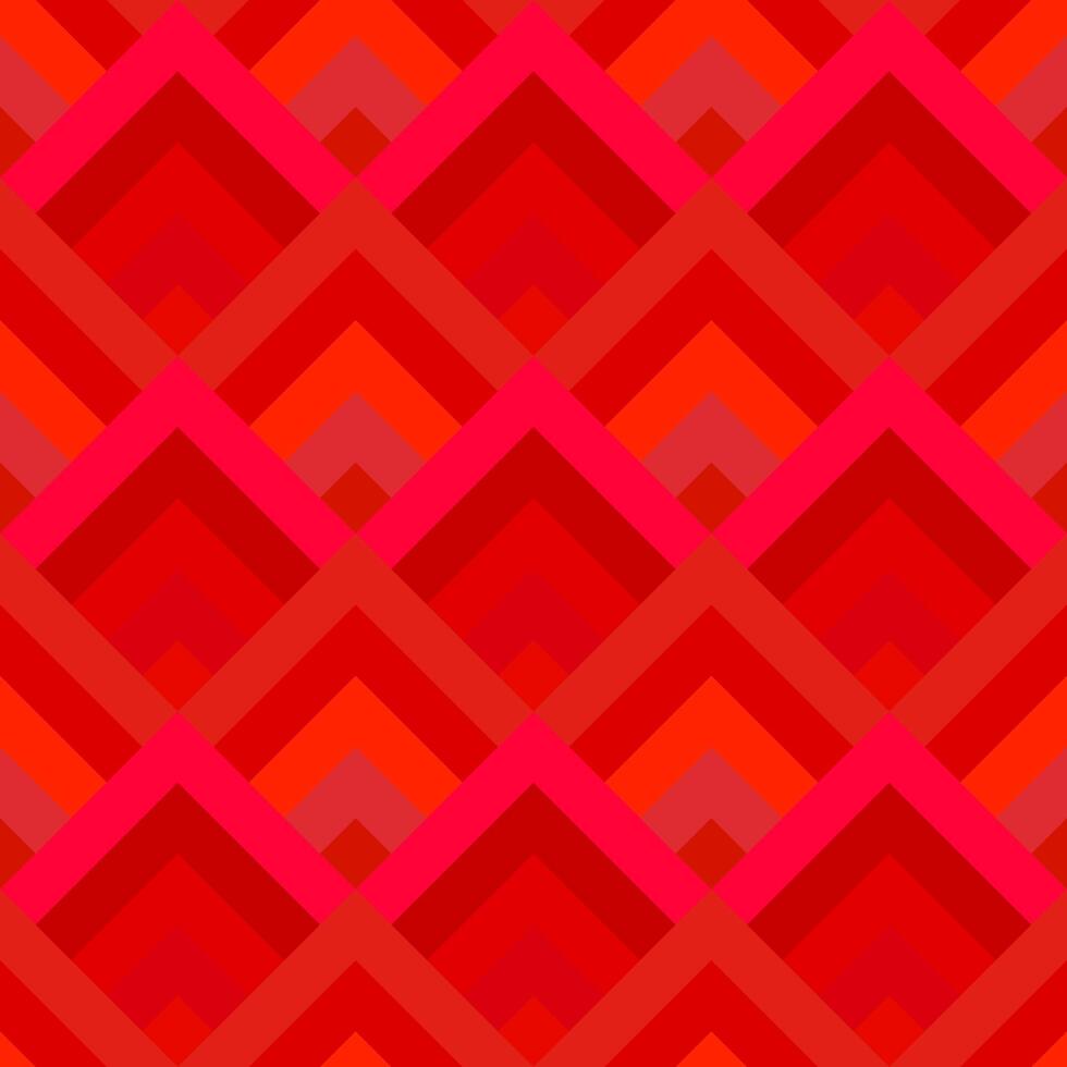 Red abstract diagonal shape tile mosaic pattern background - repeatable illustration vector