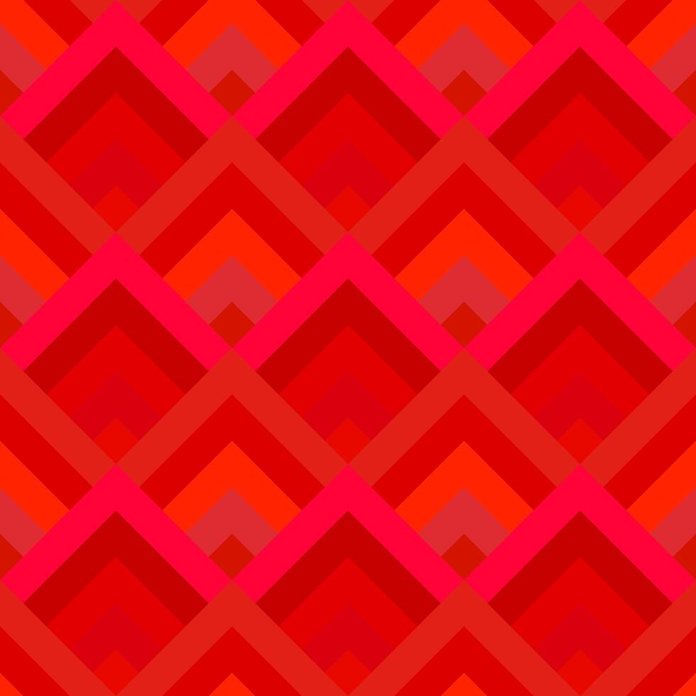 Red abstract diagonal shape tile mosaic pattern background - repeatable illustration vector