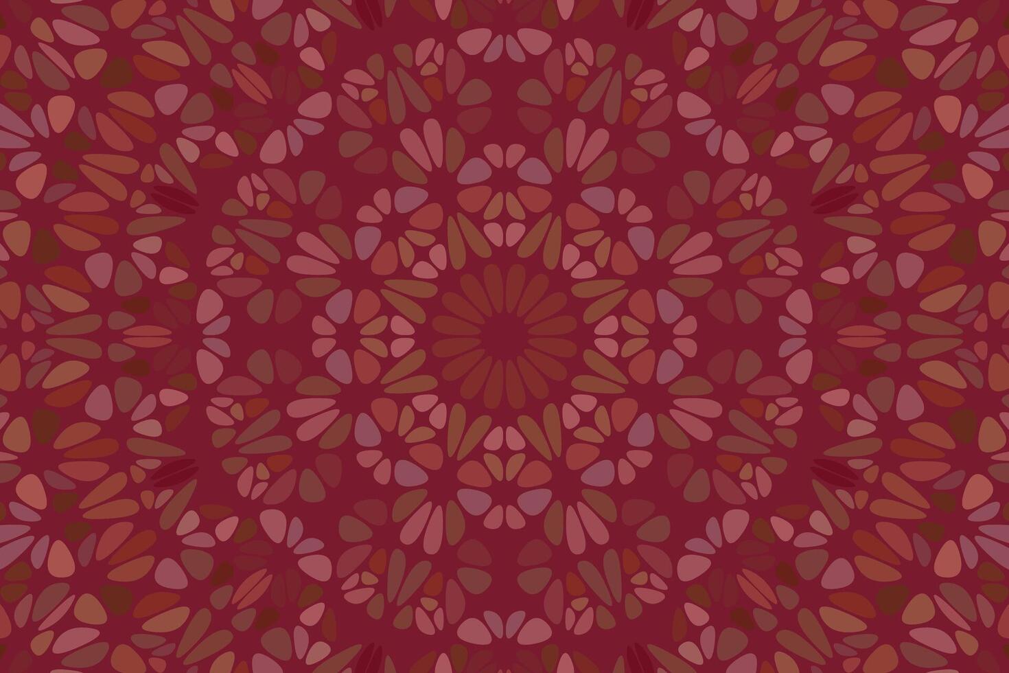 geométrico resumen vistoso circular floral mosaico web antecedentes vector