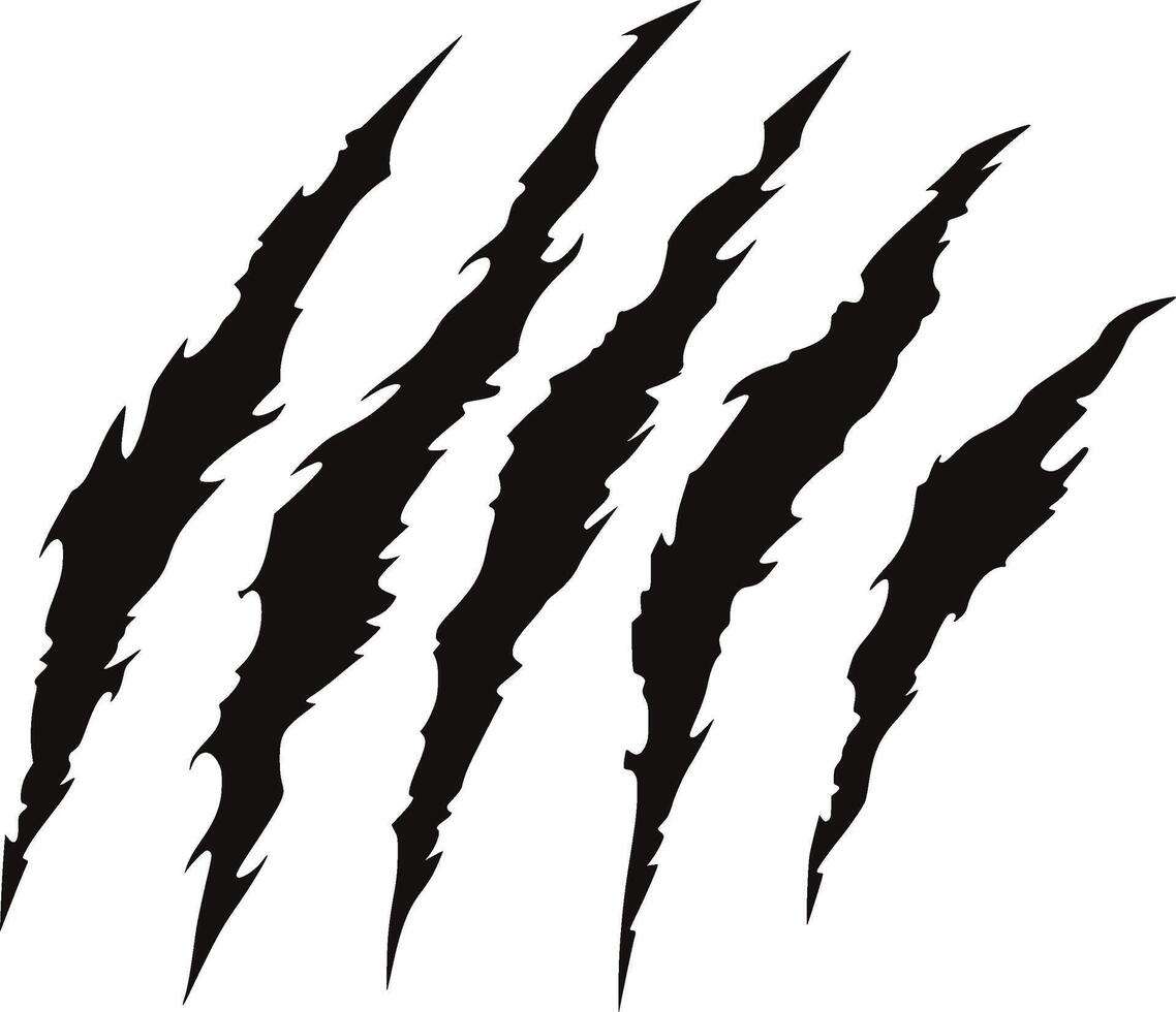 Claws scratch. Design element for logo, label, sign, poster, t shirt vector