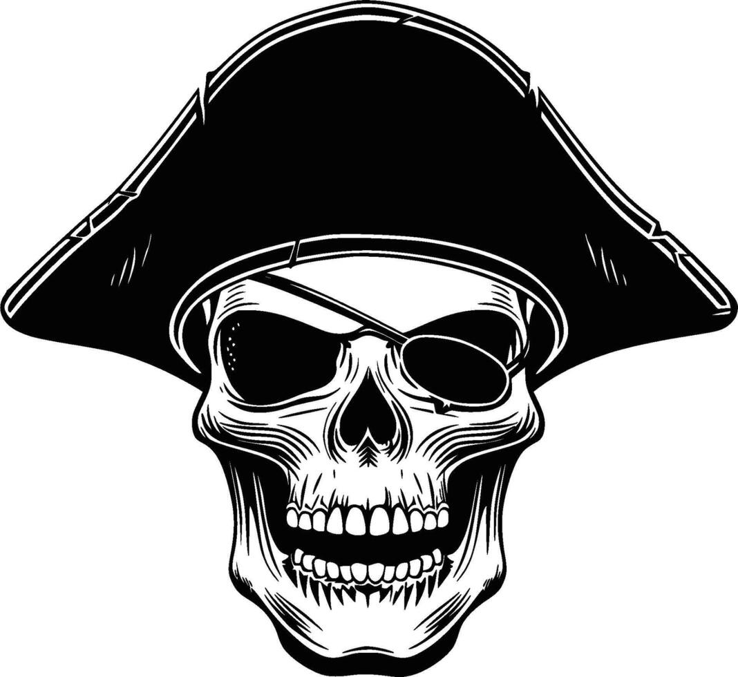 Pirate and sea theme icon vector