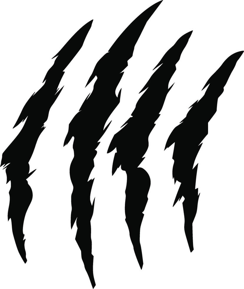 Claws scratch. Design element for logo, label, sign, poster, t shirt vector