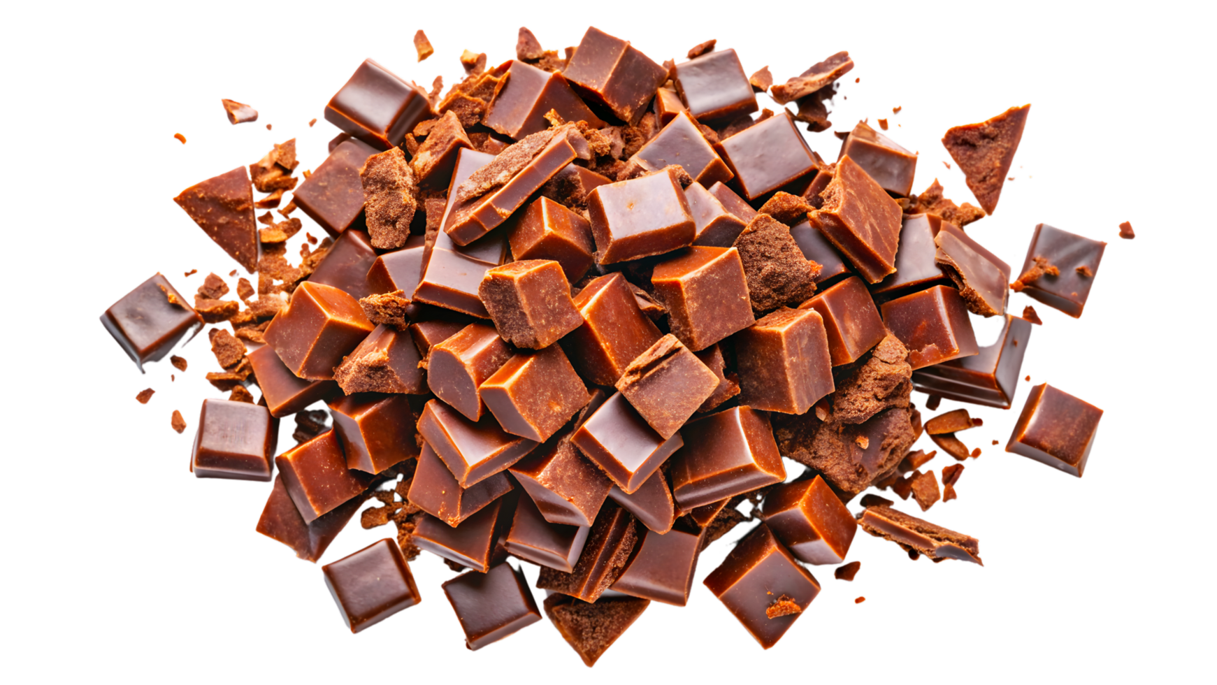 Chocolate Chopped into Pieces png