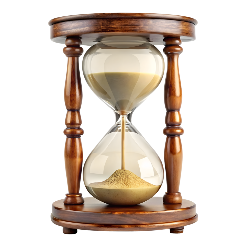 An Antique Sand Hourglass png