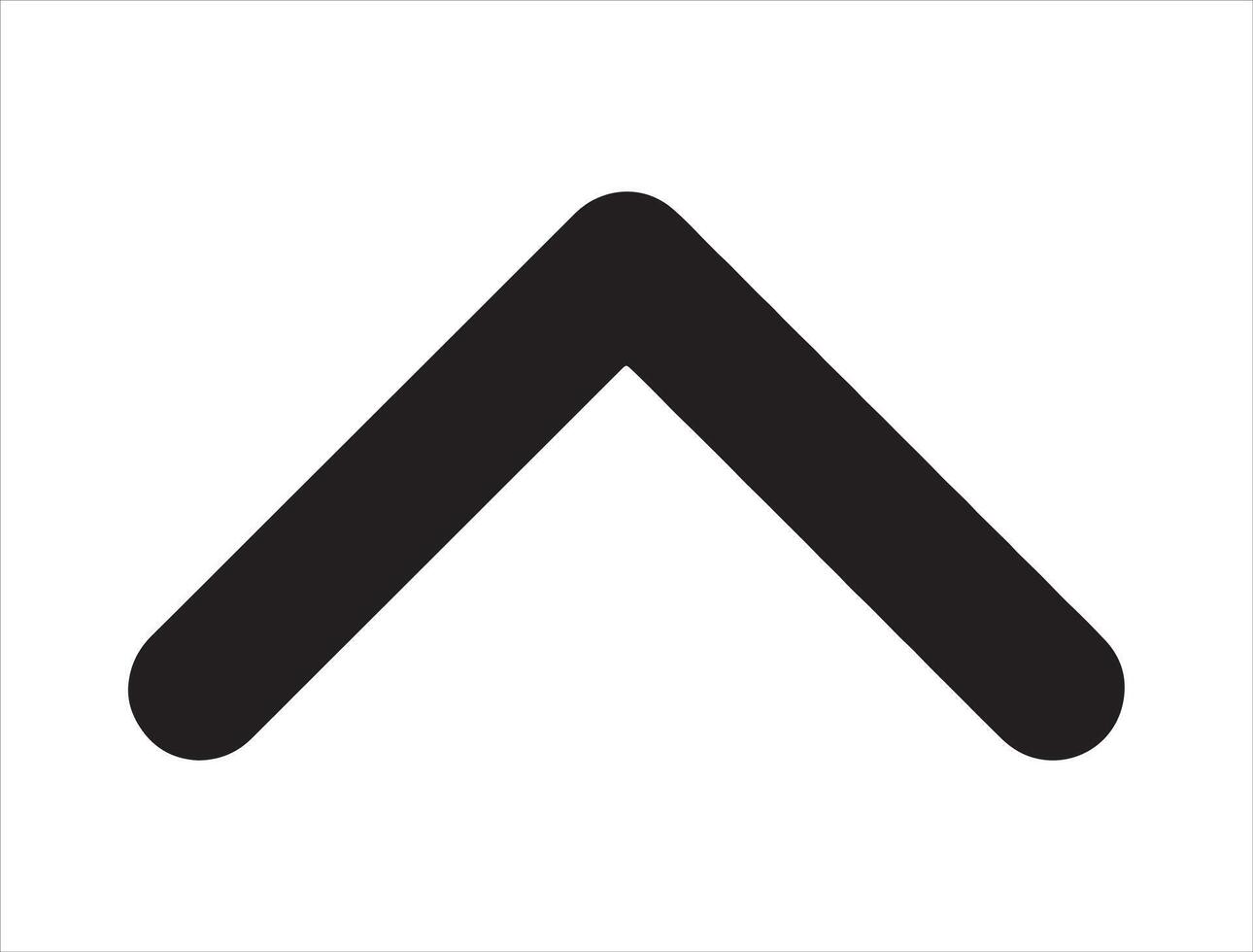 Chevron icon silhouette on white background vector