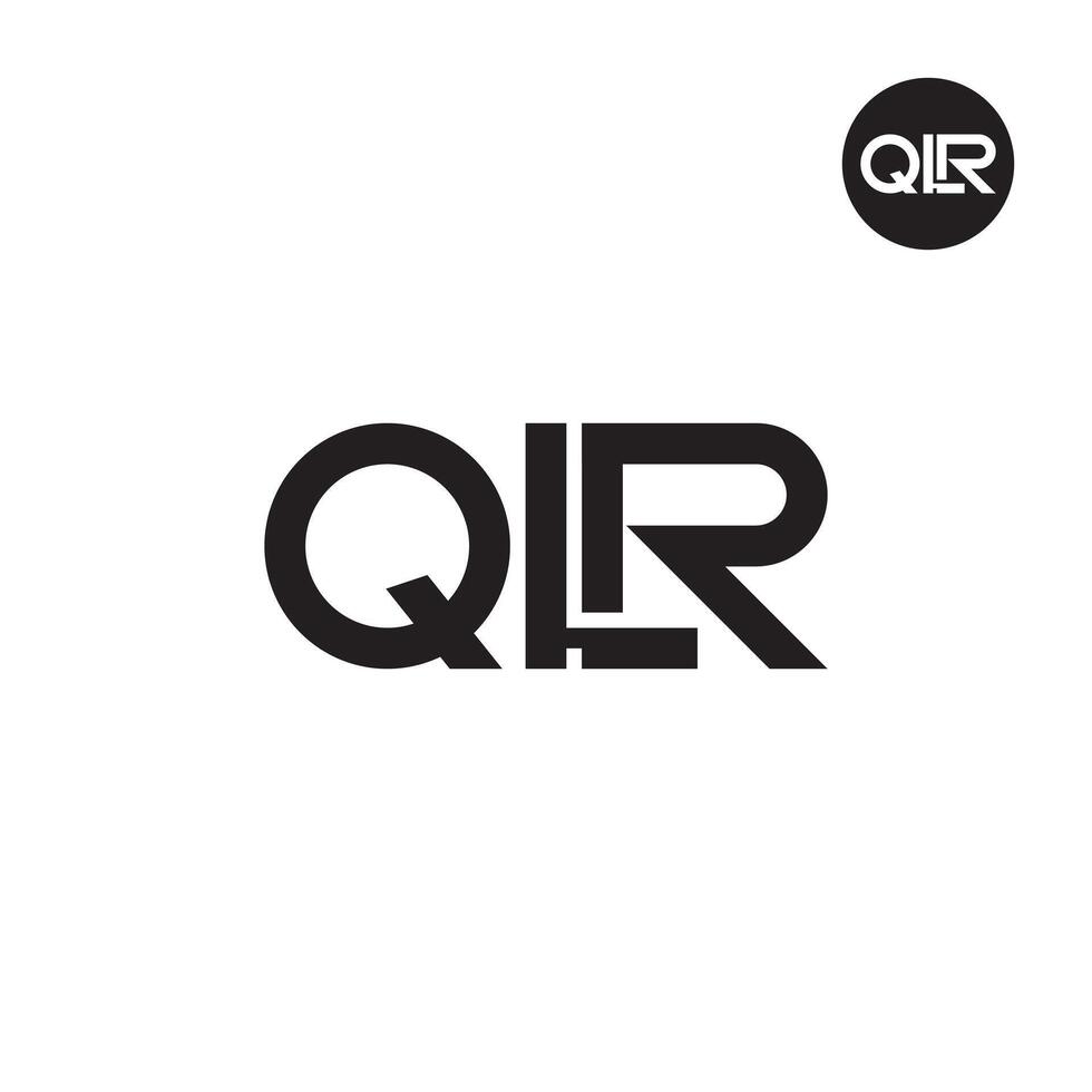 QLR Logo Letter Monogram Design vector