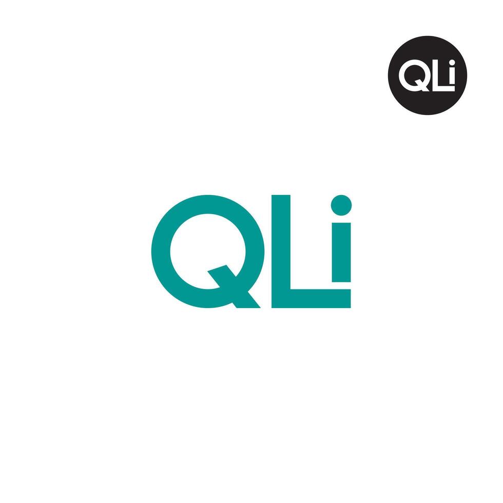 QLI Logo Letter Monogram Design vector