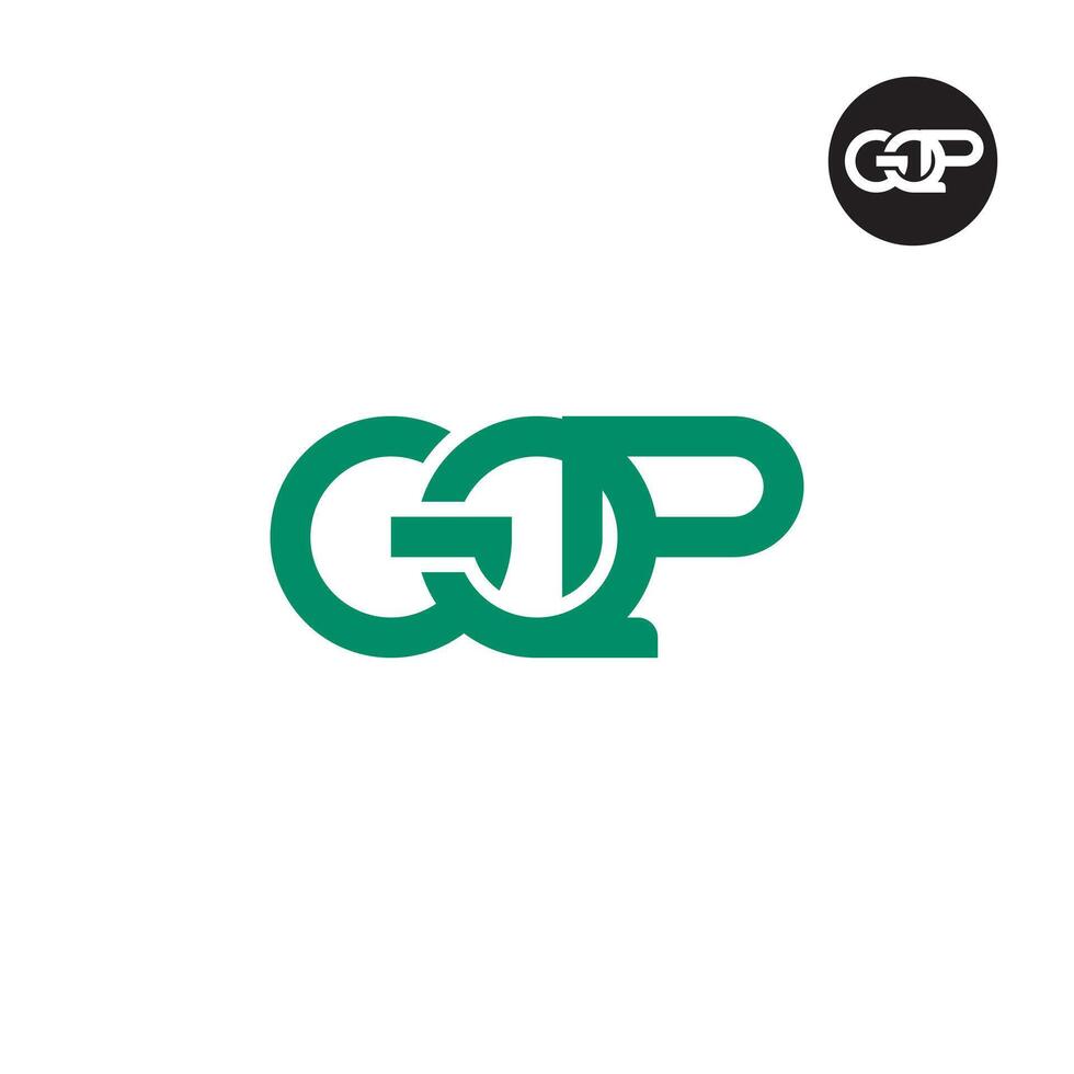 GQP Logo Letter Monogram Design vector