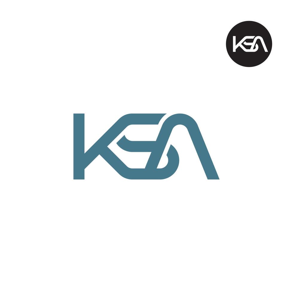 KSA Logo Letter Monogram Design vector