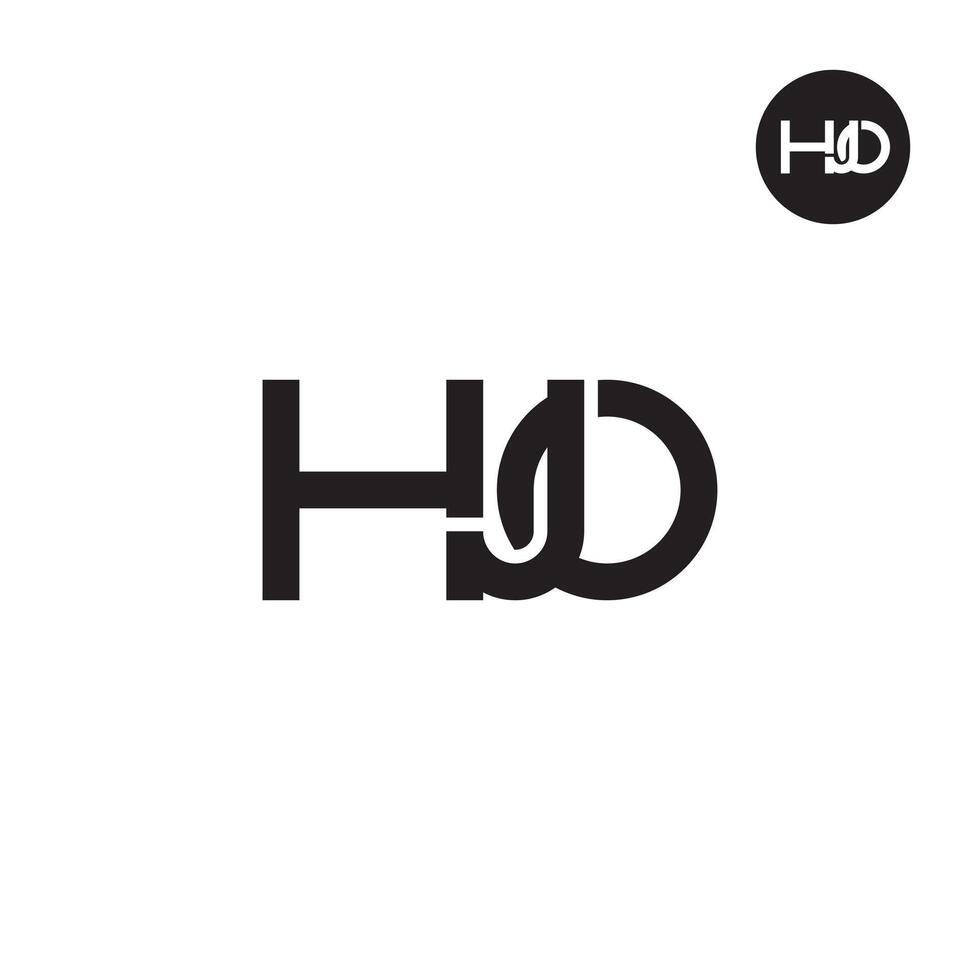 HJO Logo Letter Monogram Design vector