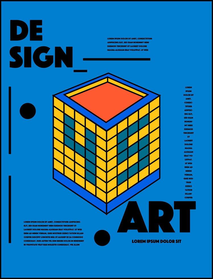 abstract design llustration for background, banner, poster, flyer, template, design, etc vector