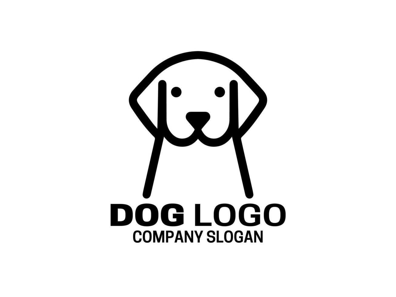 Dog Logo Design Template vector