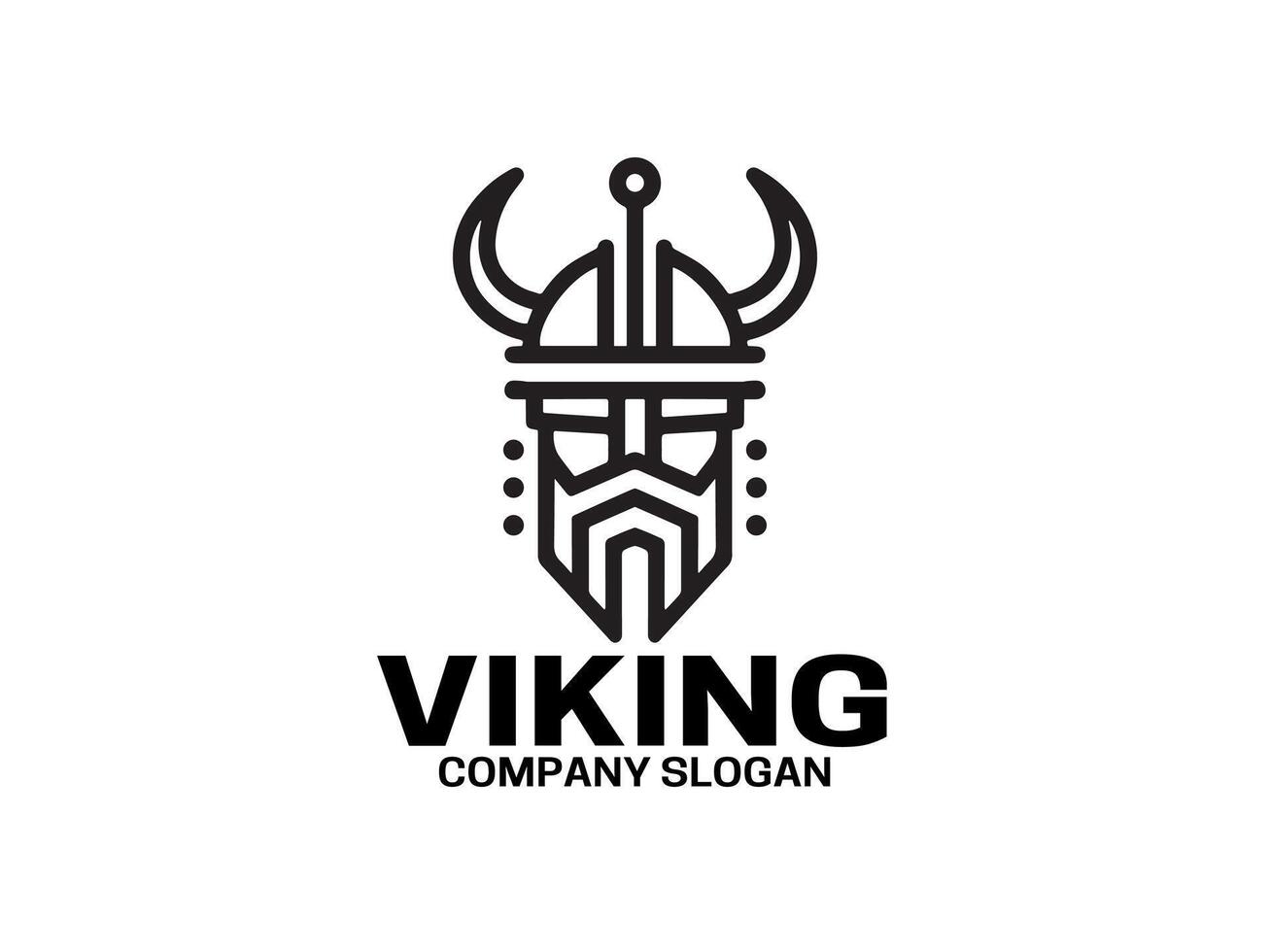 Viking Logo Design Template vector