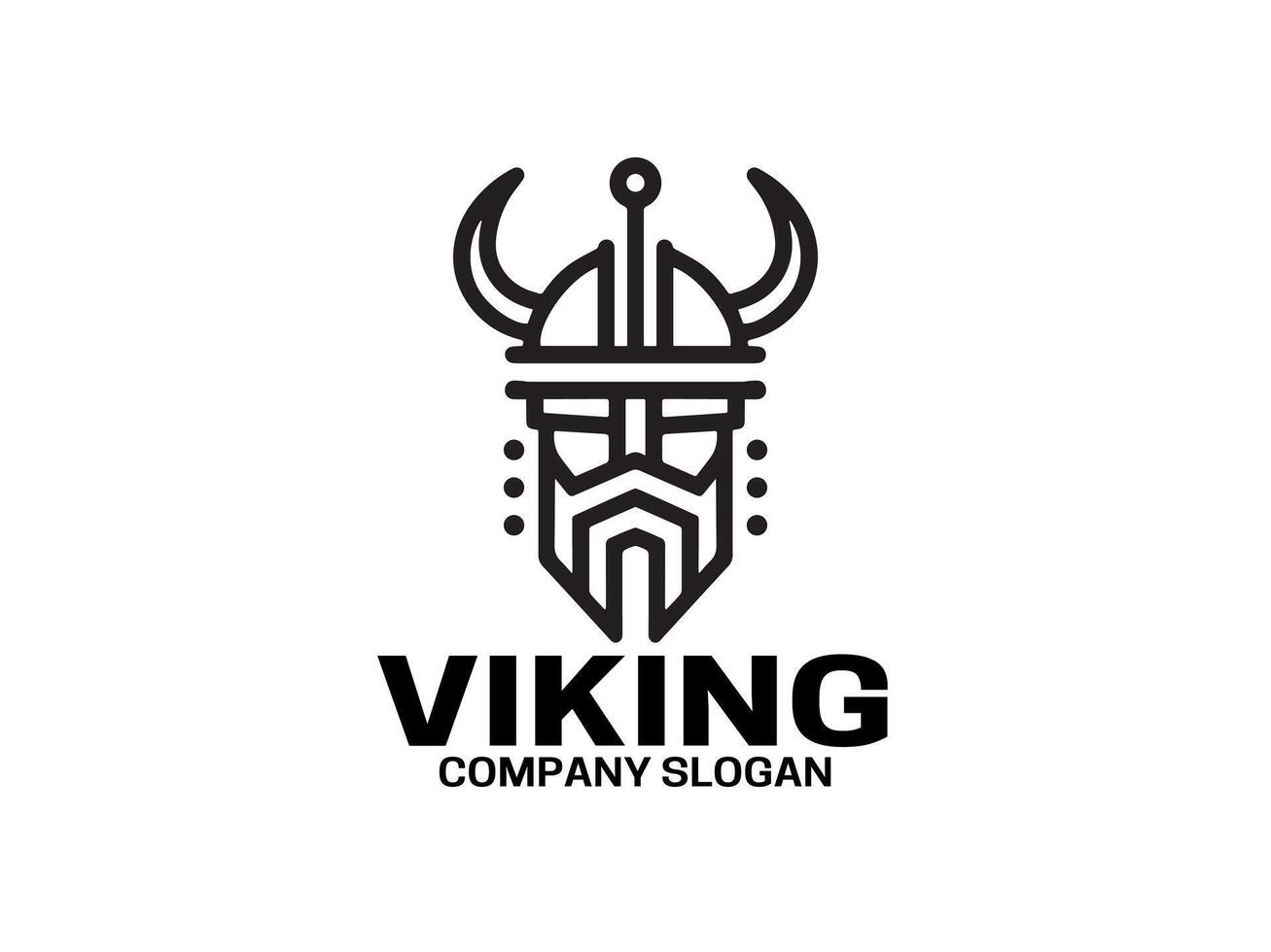 Viking Logo Design Template vector