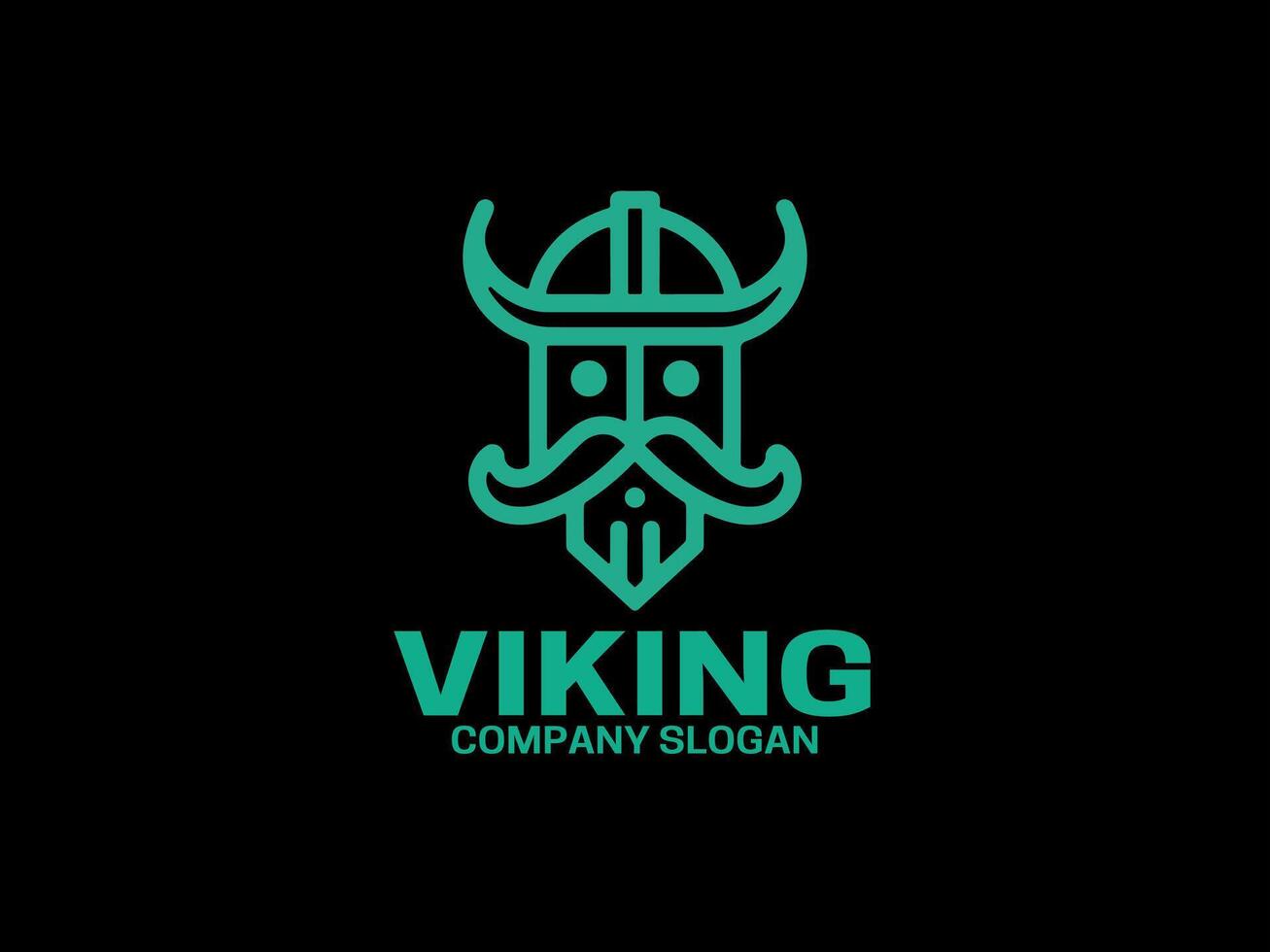 Viking Logo Design Template vector