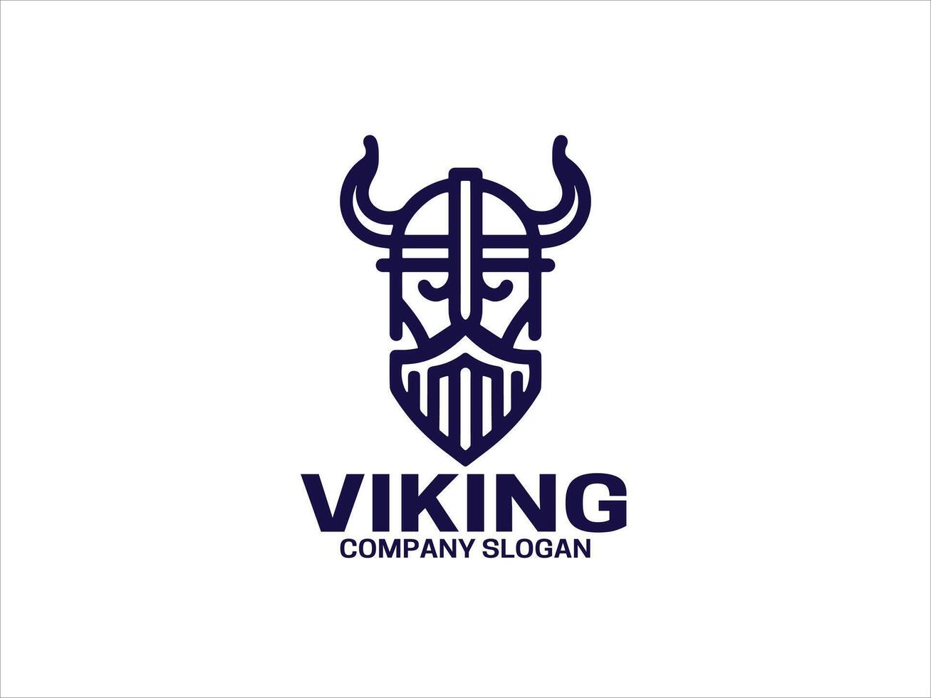 Viking Logo Design Template vector
