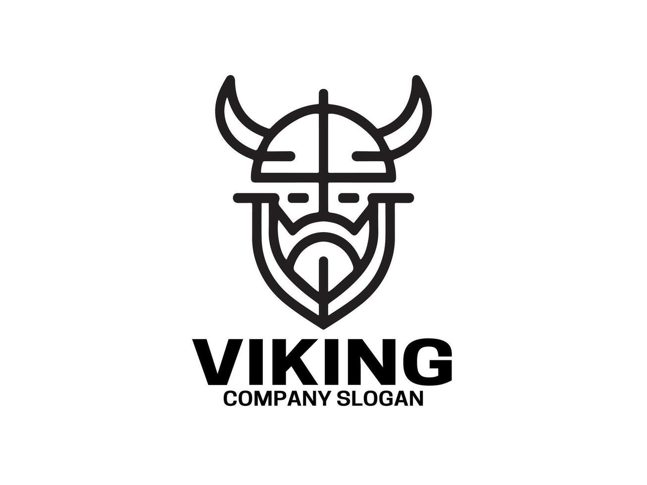 Viking Logo Design Template vector