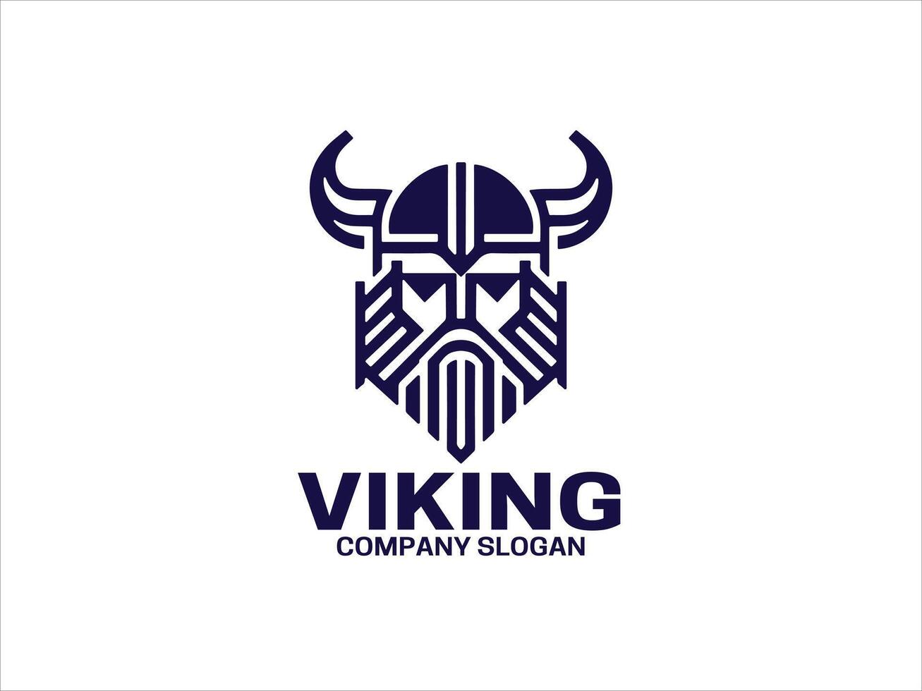 Viking Logo Design Template vector