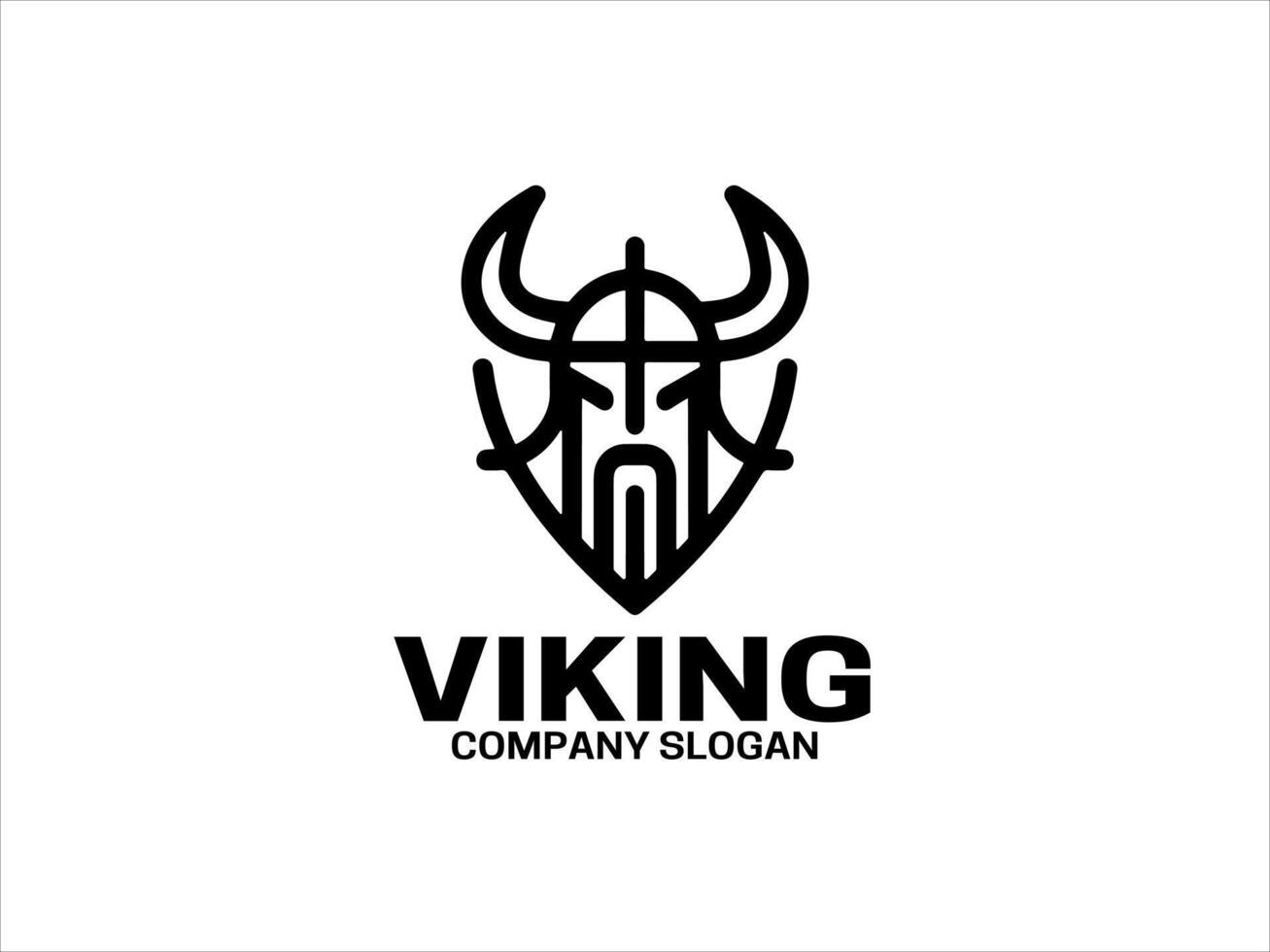 Viking Logo Design Template vector