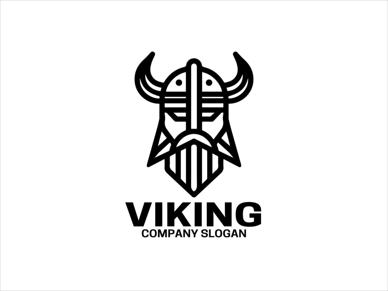 Viking Logo Design Template vector