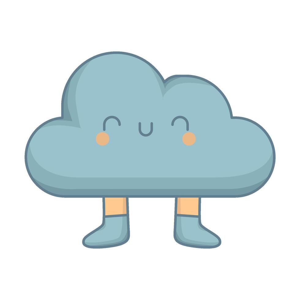 ilustración de nube vector