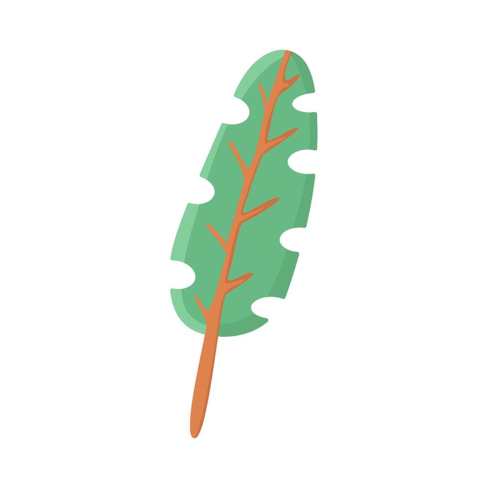 Illustration of palm leaf vector