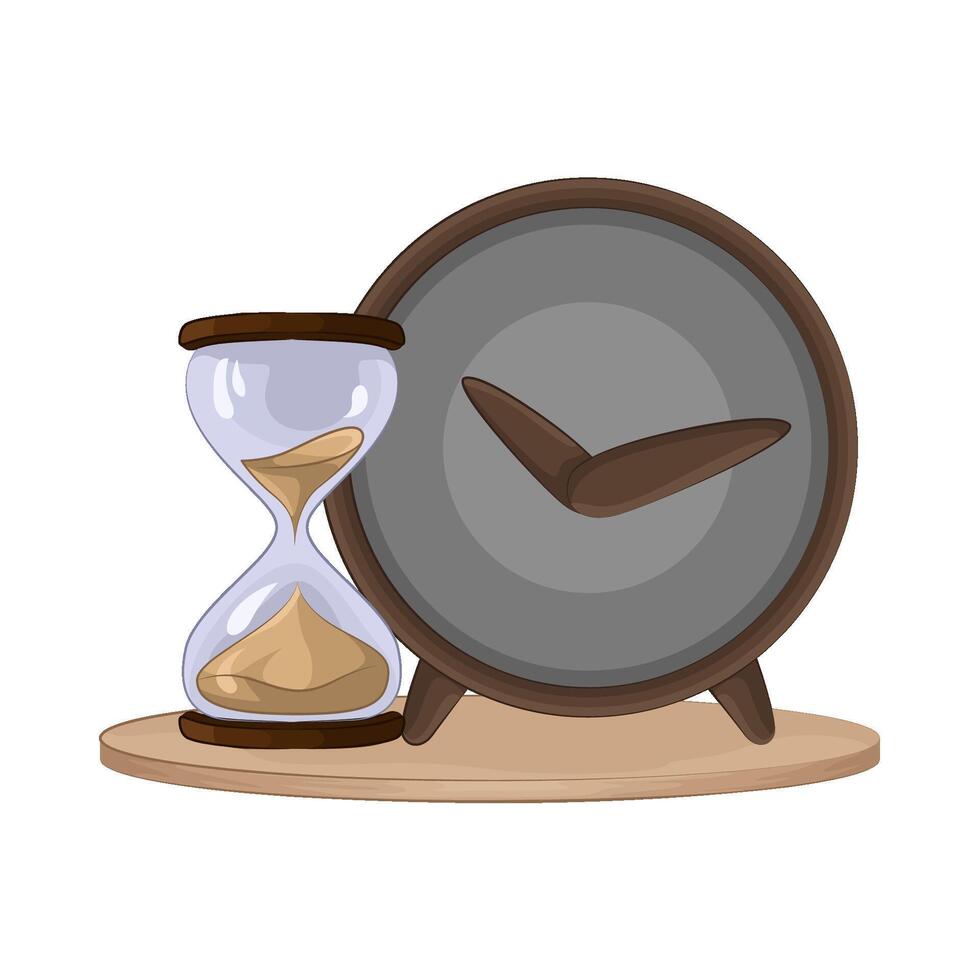 Illustration of clock vector