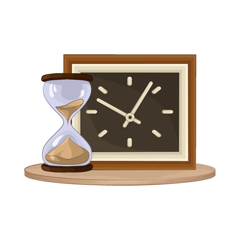 Illustration of clock vector