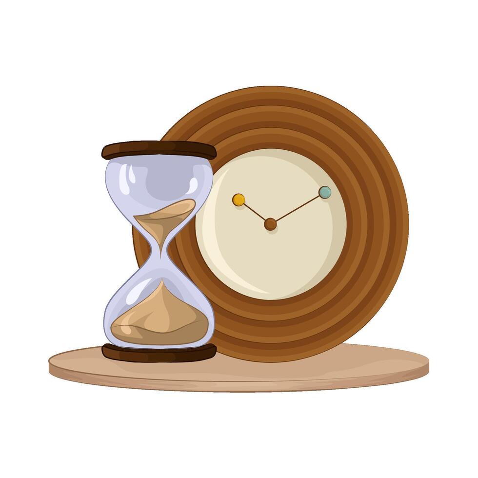 Illustration of clock vector