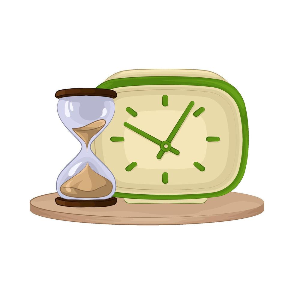 Illustration of clock vector