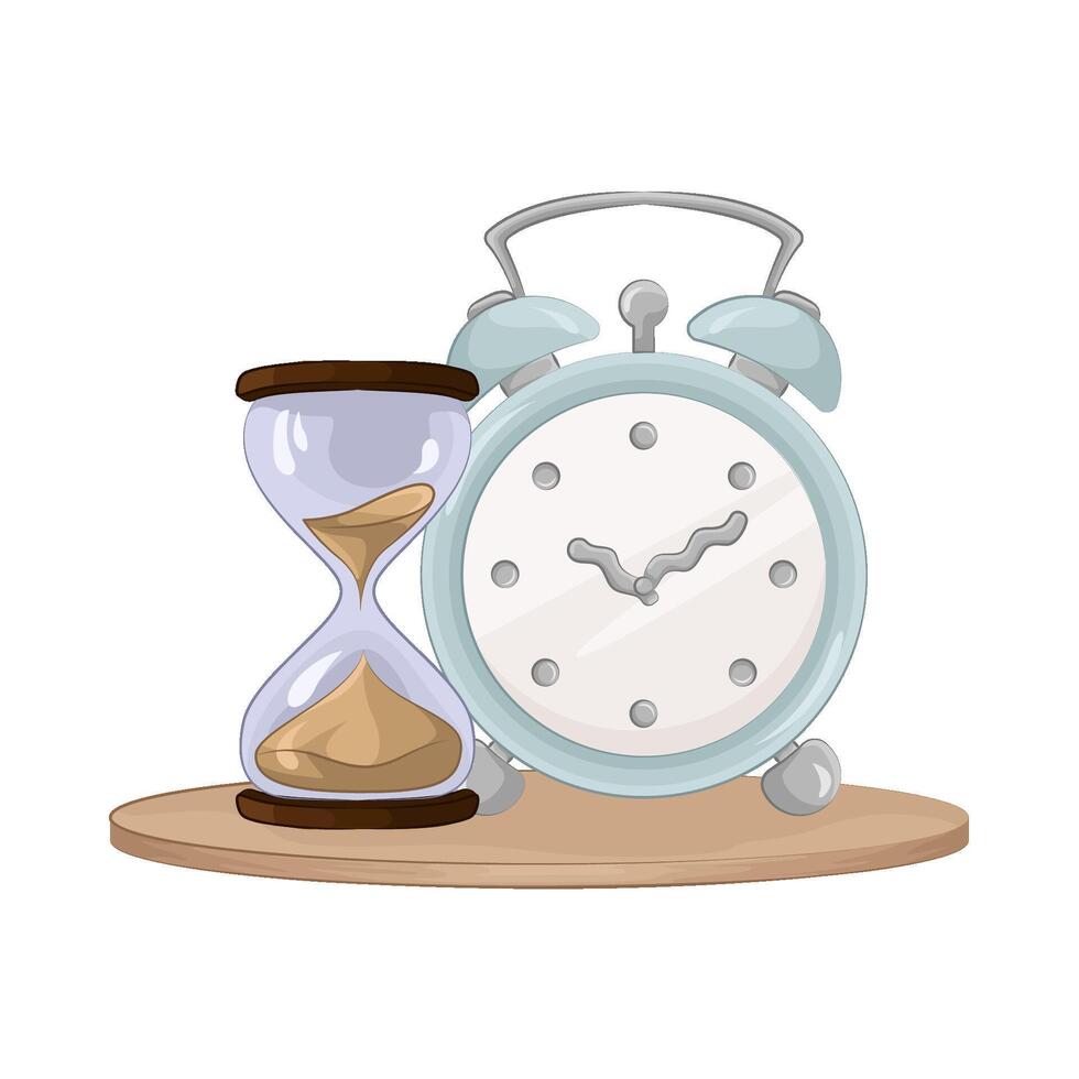 Illustration of clock vector