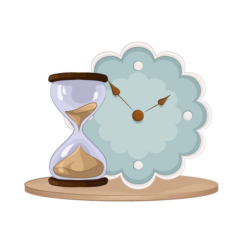 Illustration of clock vector