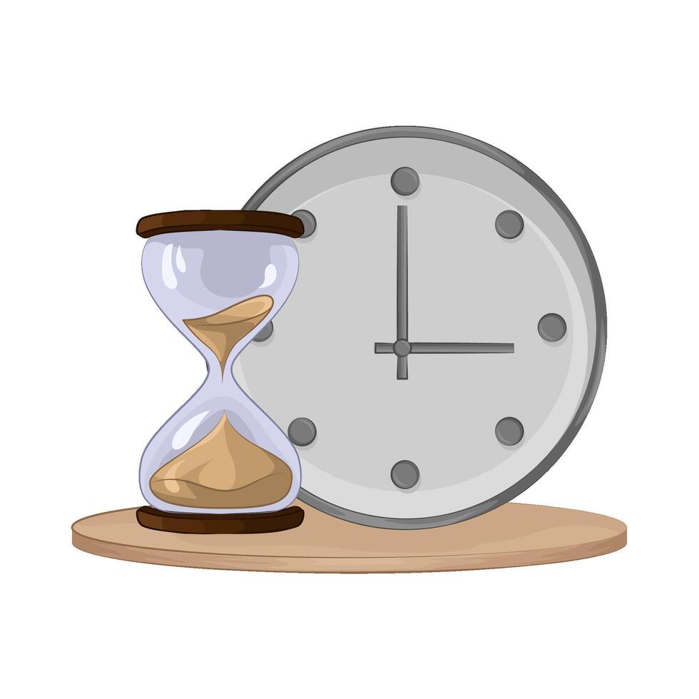 Illustration of clock vector