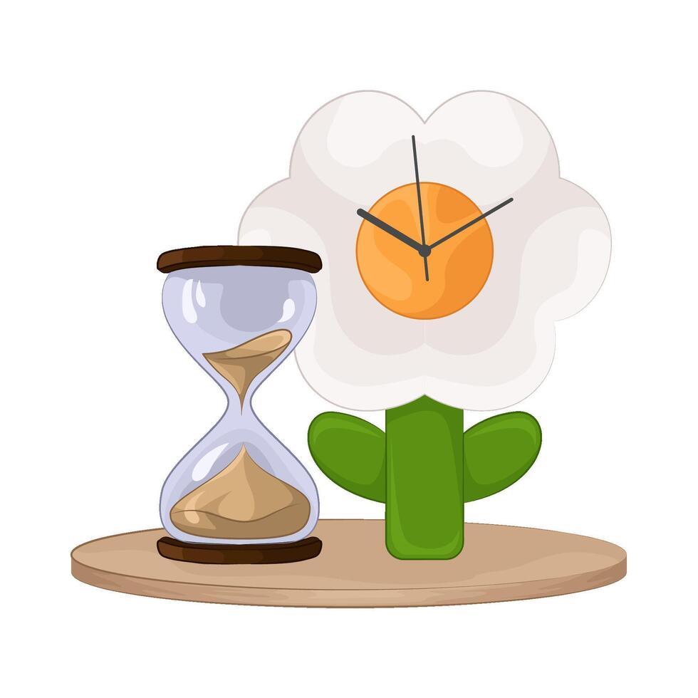 Illustration of clock vector