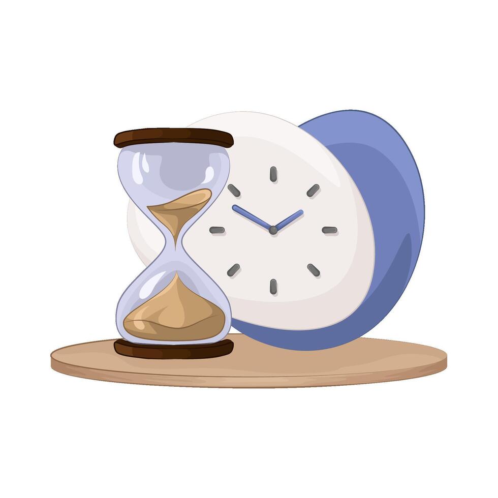 Illustration of clock vector