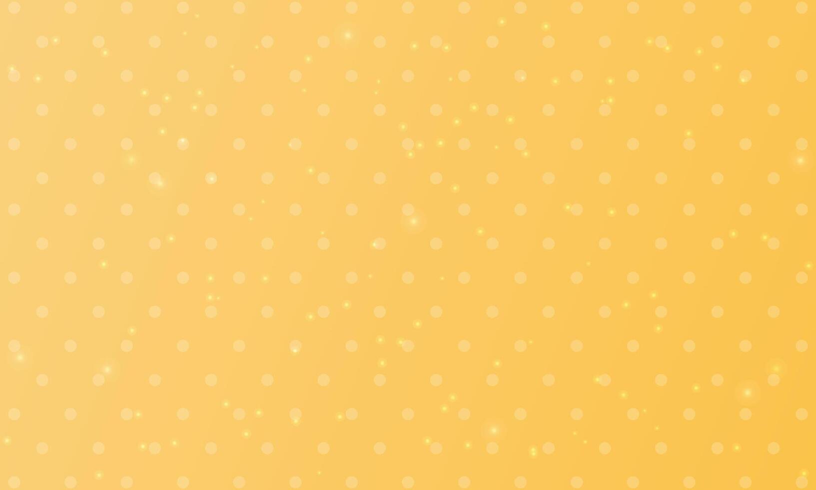 Design yellow polka dot with bokeh background vector