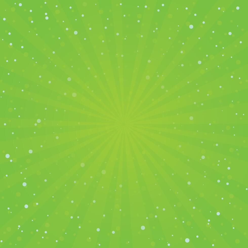 Christmas of big and small snowflakes in green colors background vector