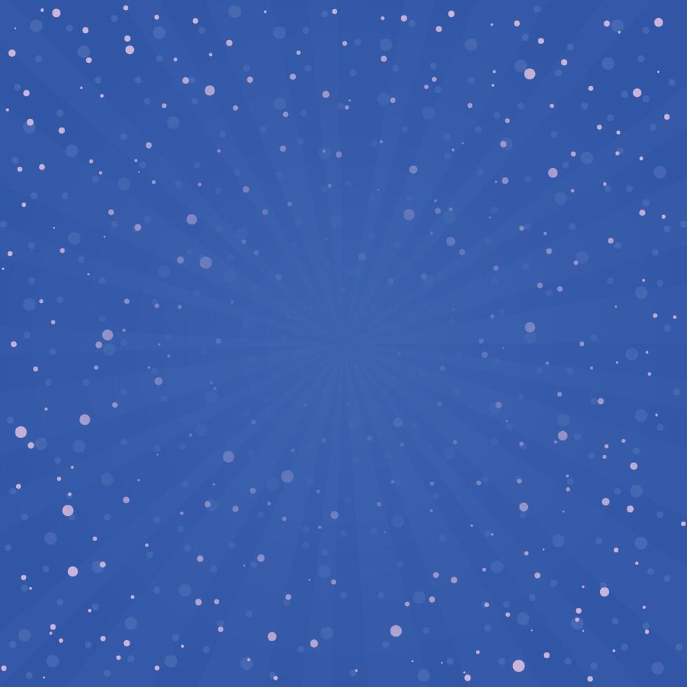 Christmas of big and small snowflakes in blue colors background vector