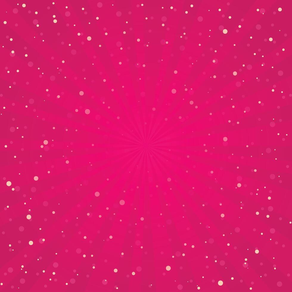 Christmas of big and small snowflakes in pink colors background vector