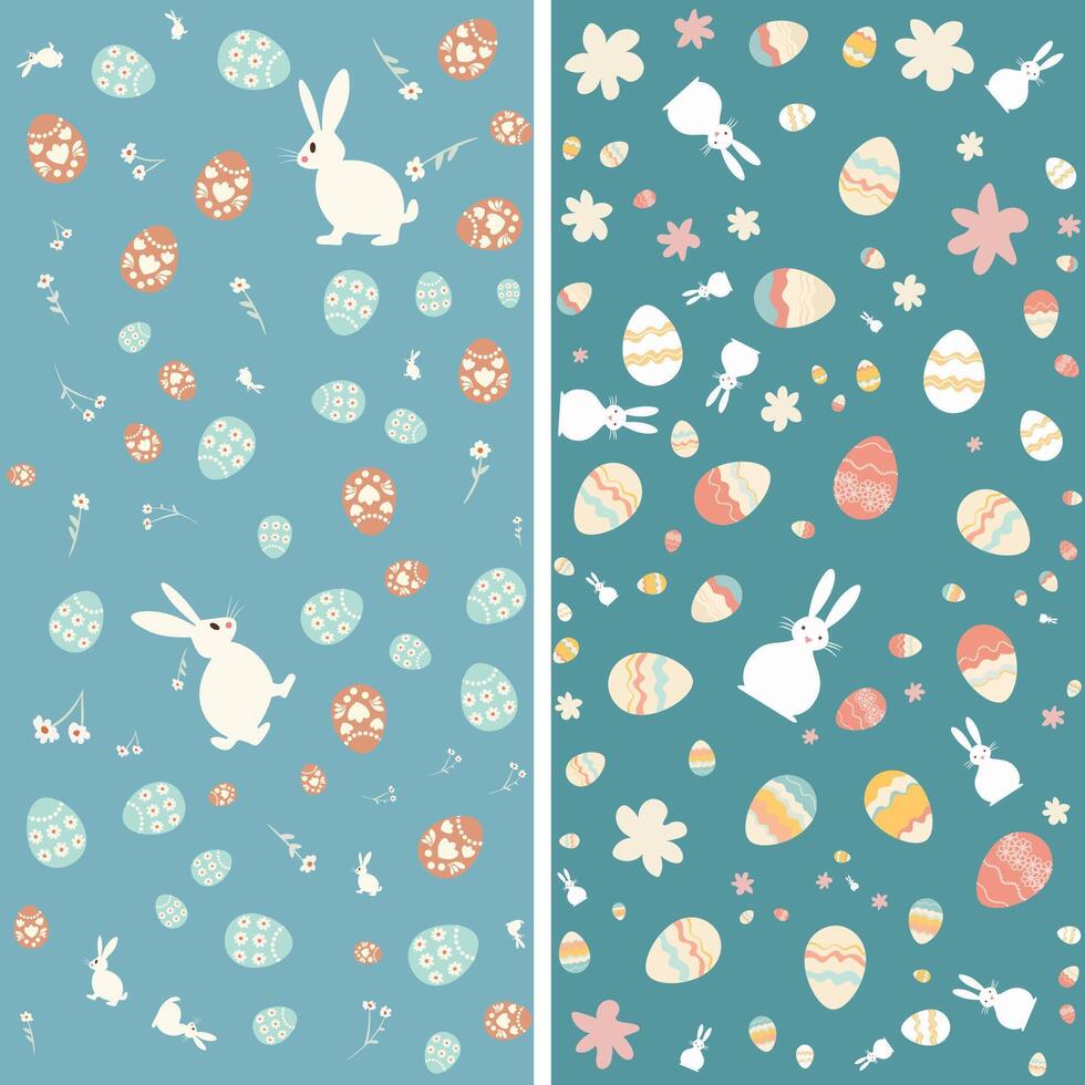 Easter themed background vector