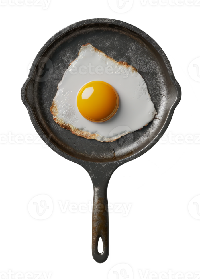 fried egg isolated on transparent background png